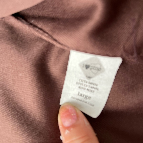 Macy's Girls Brown Faux Fur Vest - Size Large - Picture 4 of 9